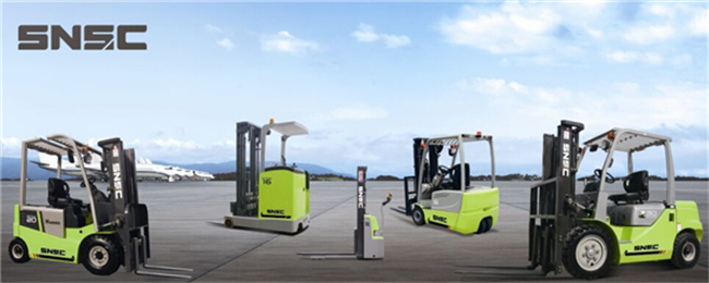 Snsc 2ton Electric Forklift to Saudi Arabia