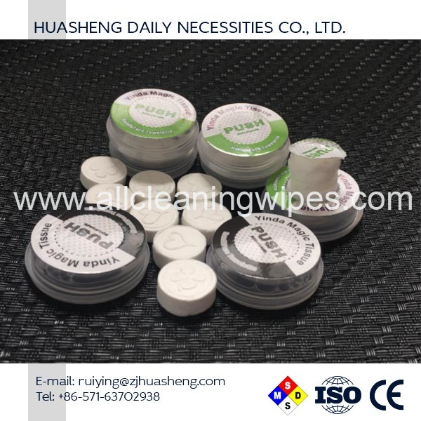 Compressed Tissue Coin Tissue Custom Box Compressed Towel