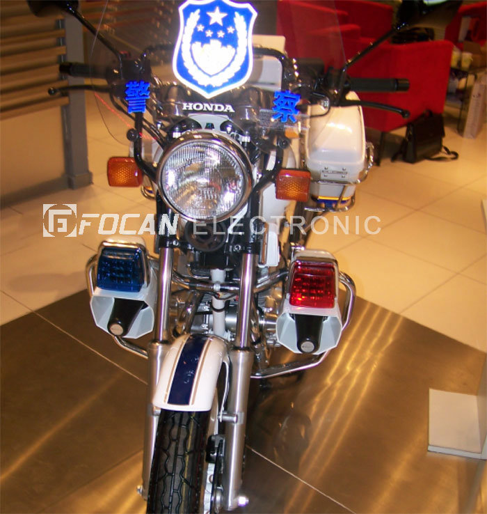 Police Motorcycle Strobe Light & Siren Speaker
