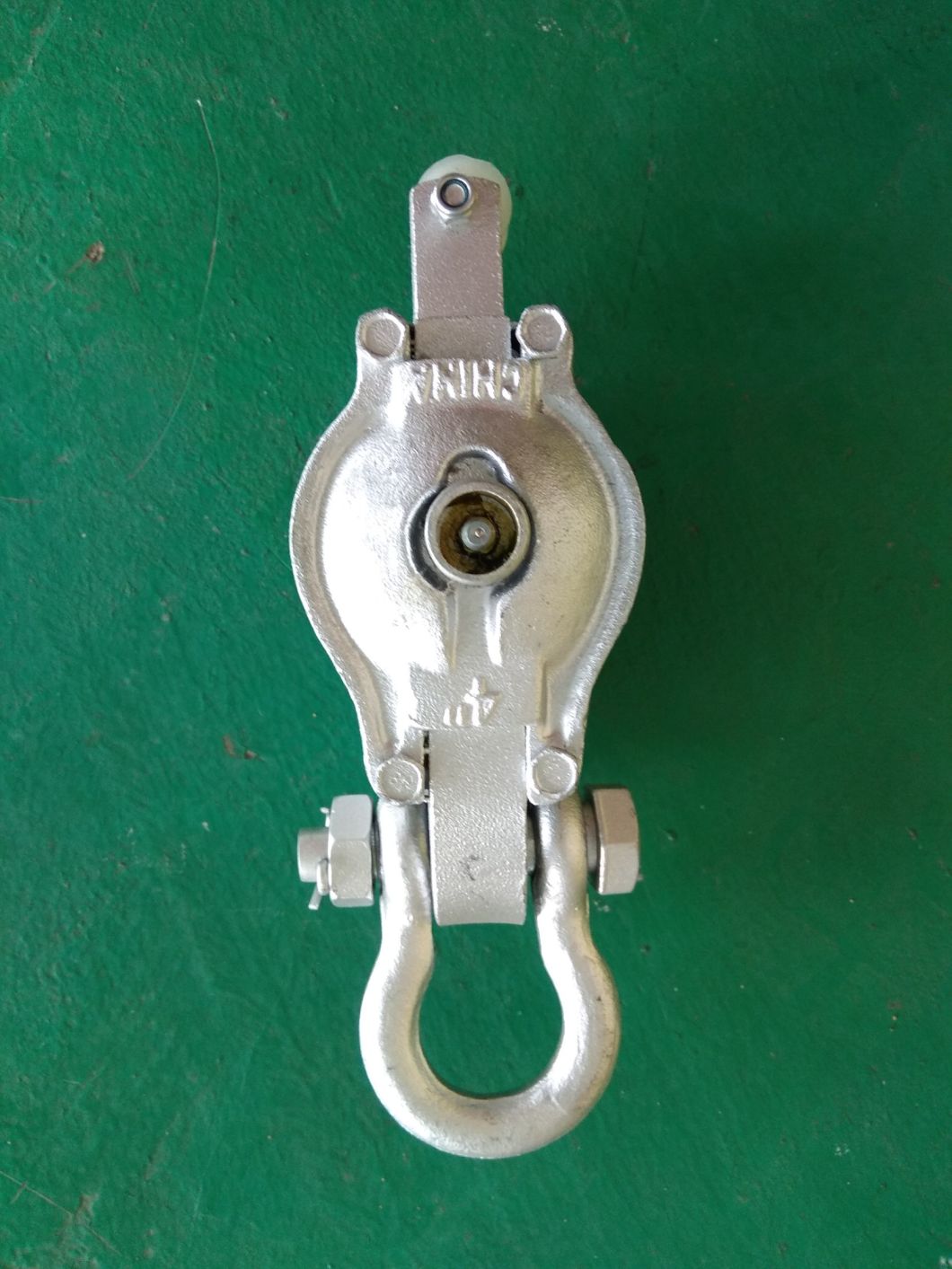 Malleable Iron Single Sheave Pulley Block for Manila Rope