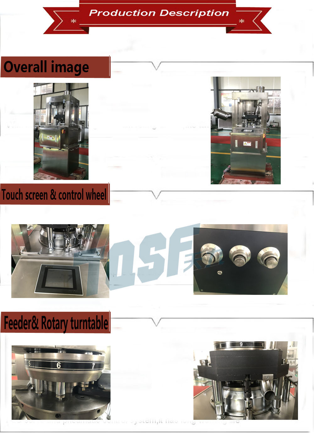 New Design Zps-8 High Quality Tablet Press Pharmaceutical Equipment