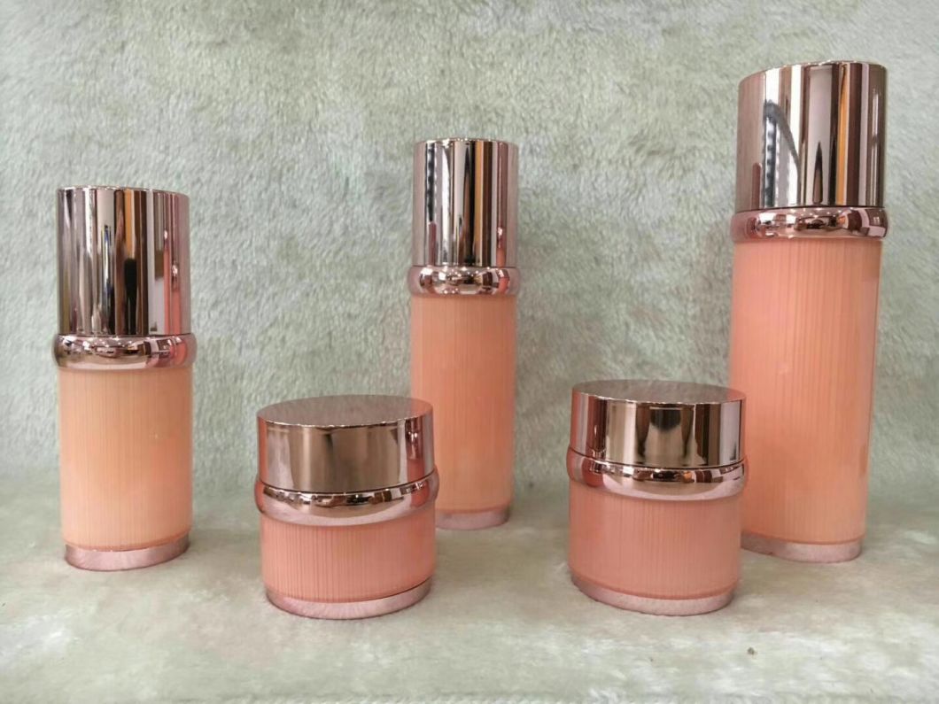 Plastic Lotion Bottles and Cream Jars for Cosmetic Packaging