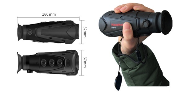 Security Mini Thermal Camera 384X288 with 19mm Lens, Infrared Night Vision Camera for Hunting, Search and Rescue