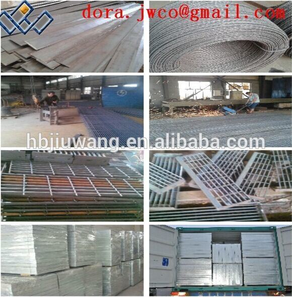 Galvanised Platform Ladder/ ISO Serrated Stair Treads Grating