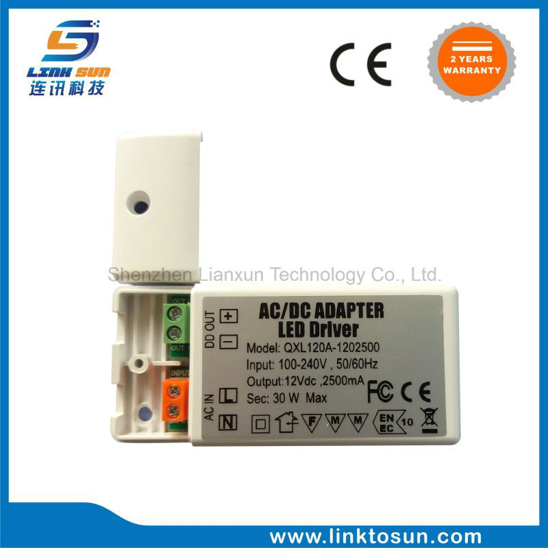 #9142 Ultra Slim Constant Current 30W 12V 2.5A LED Power Supply