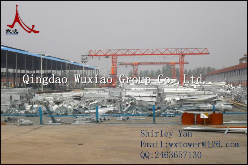 Roof Top Steel Tower/Telecom Tower/Guyed Tower/Microwave Tower