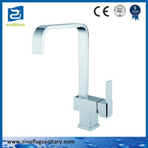 Hot Selling New Design Square Bathroom Kitchen Sink Mixer Tap