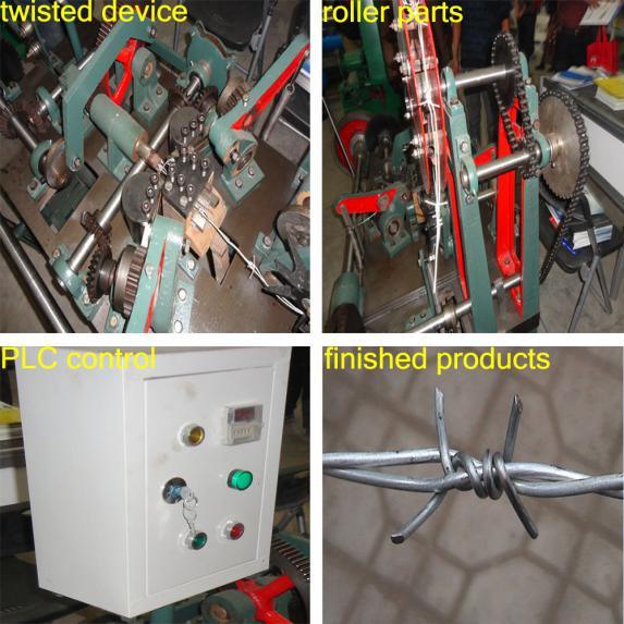 Single Wire Twisted Barbed Wire Machine