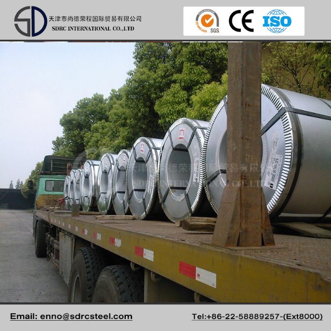 Dx53D Z100 Zero Spangle Accurate Galvanized Steel Coil, Zinc Coated Steel Coil