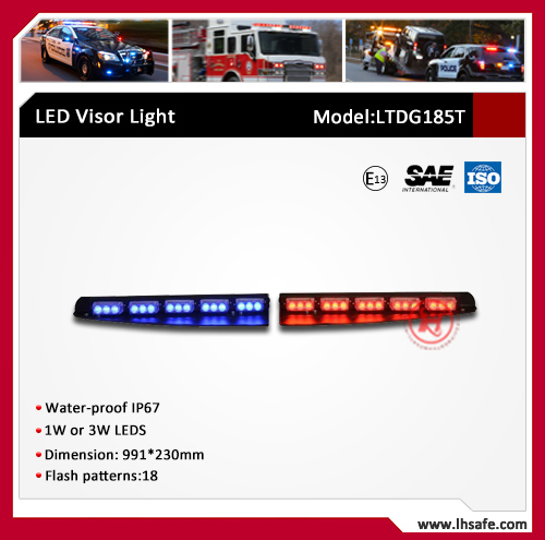 LED Warning Visor Light and Split Warning Light (LTDG185-T)