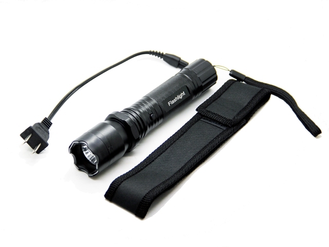 Police Aluminium Alloy Stun Gun with Electric Shock Self-Defense 1101