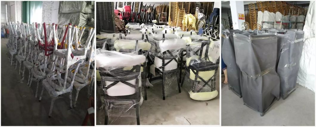 Modern Design Good Quality Hotel Metal Chair with PU Leather for Restaurant