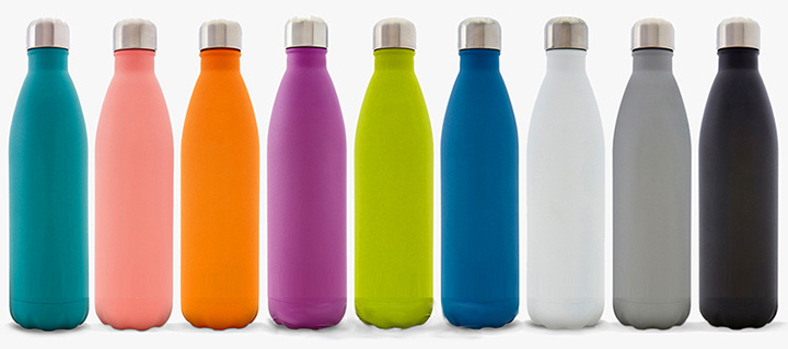 Double Wall Inox Water Bottle Vacuum Sealed Water Bottle Insulated Stainless Steel Sport Water Bottle Color Coating Travel Bottle