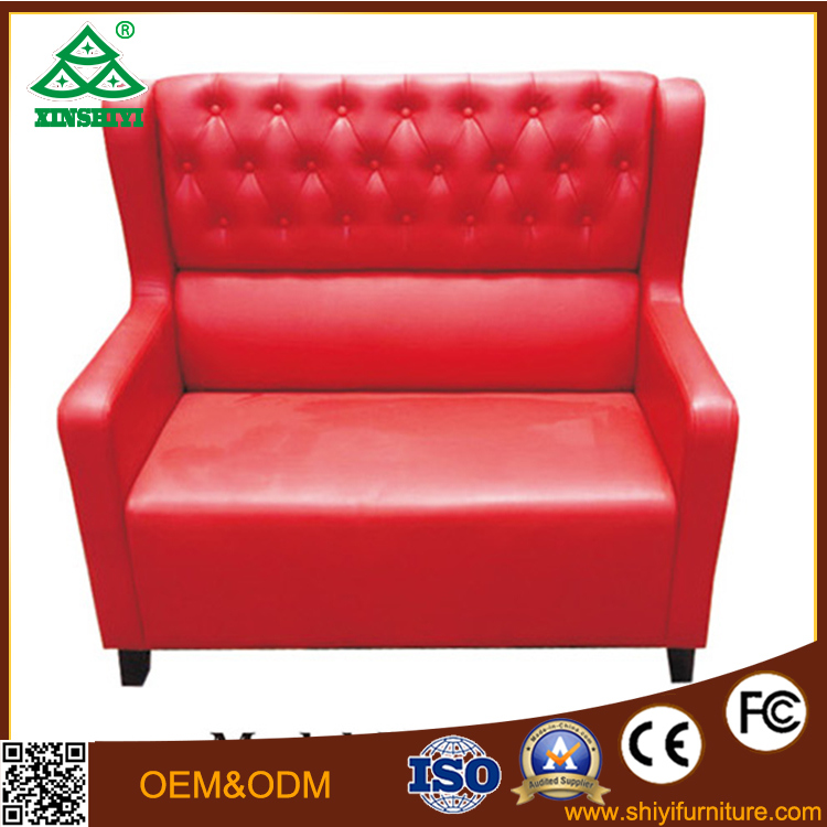 New Design Hot Sale High Quality European Style Oak Solid Wood Two Seater Sofa