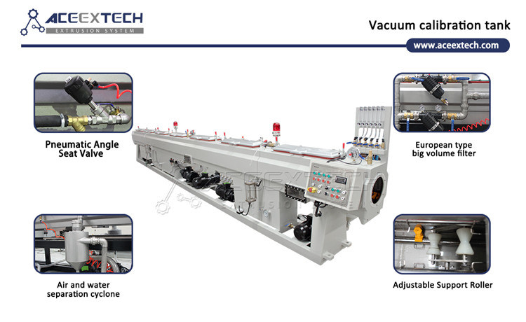 Single screw extruder HDPE/LDPE/PE Water&Gas&Drainage Pipe extrusion machine production line