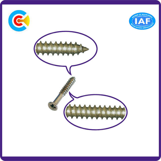 DIN/ANSI/BS/JIS Carbon-Steel/Stainless-Steel 4.8/8.8/10.9 Galvanized Cross Screwdriver Self-Tapping Screw