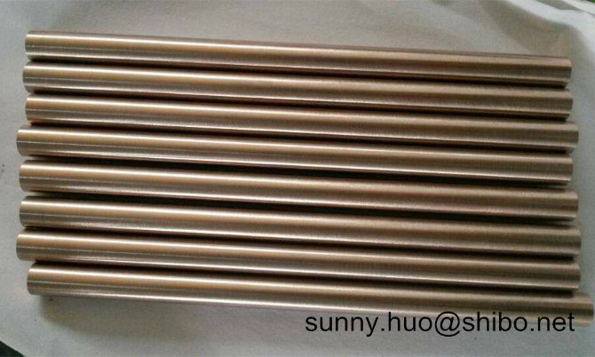 Polished Tungsten Copper Alloy (WCu) Rod, Wolframcopper Bar