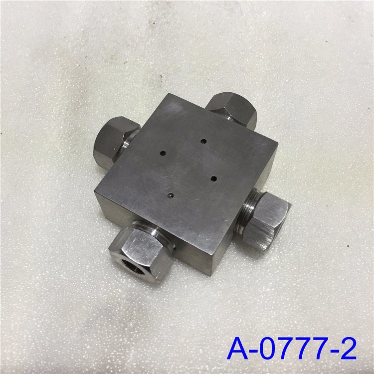 Water Jet Cutter Machinery Spare Parts with High Pressure Cross