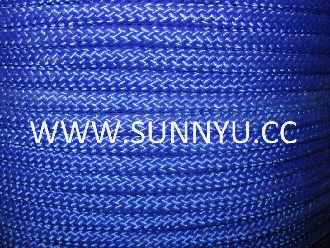 High Quality Colorful PE Solid Braided Rope