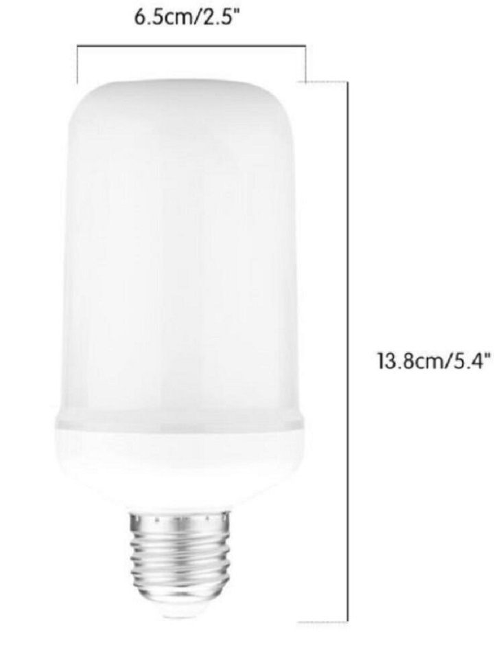 E27/E26 LED Fire Flame Effect Bulb for Festival