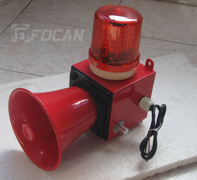 Alarm Siren Speaker & LED Strobe Light for Crane (FC-16101)