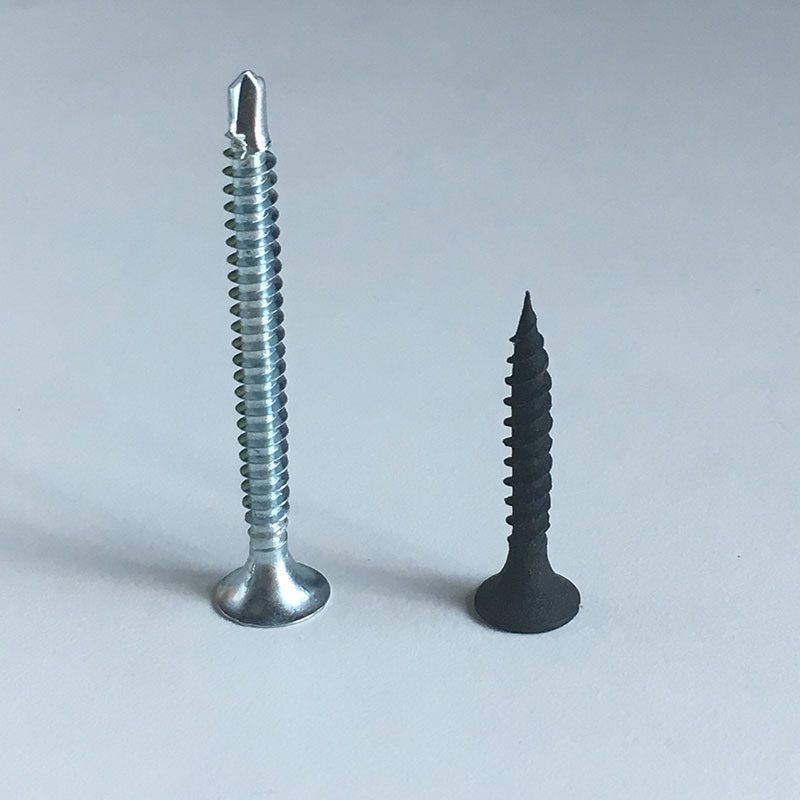 Standard Size Carbon Steel Zinc Plated Black Bugle Head Drywall Screw China Screw Manufacturer