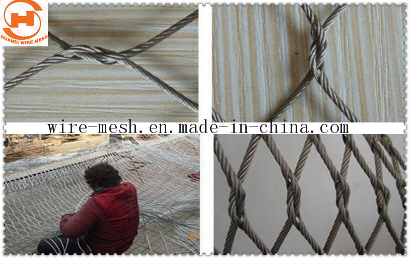 Stainless Steel Cable Rope Zoo Animals Stair Balcony Mesh