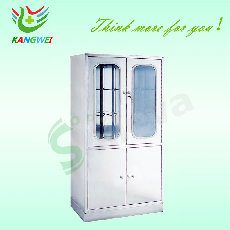 Stainless Steel Hospital Cupboard Hospital Furniture Medicine Cabinet