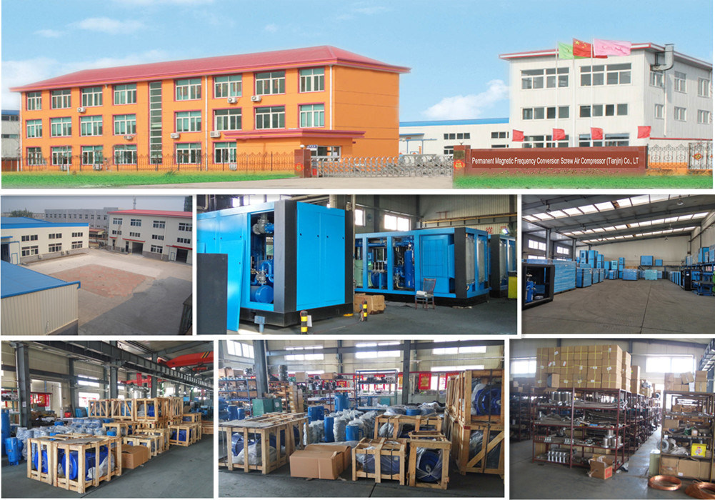 Many Stages Compression High Pressure Screw Air Compressor
