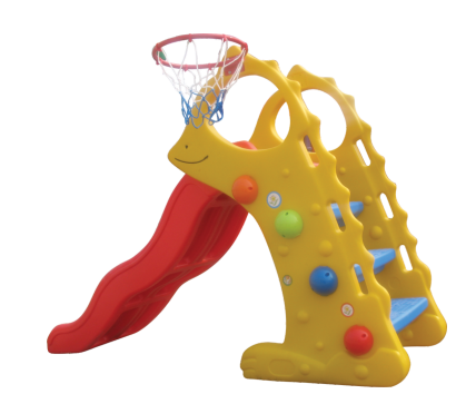Indoor Playground Equipment Children's Plastic Slide with Small Dinosaur Shape