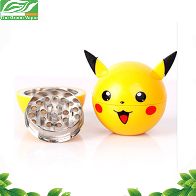 Beautiful Cartoon Design 53mm 3 Parts ABS & Zinc Alloy Herb Grinder