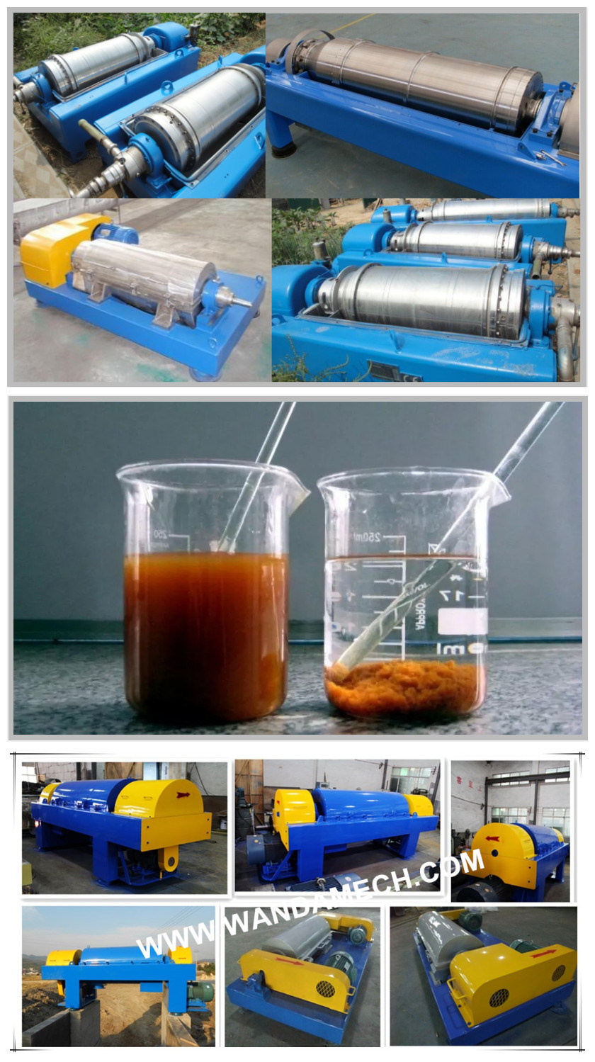 Continuous Sludge Dewatering Decanter Centrifuge Machine