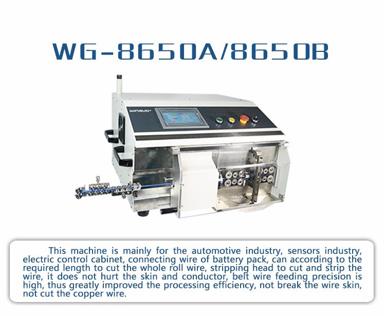 Scrap Used Automatic Computer Wire Cutting Wire Stripping Cable Stripper Machine (WG-8650B)