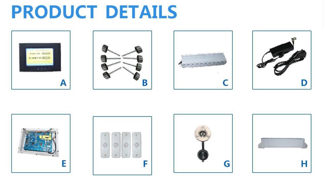 High Sensitivity with 33 Zones / Outdoor Use Waterproof IP55 Walk Through Metal Detector