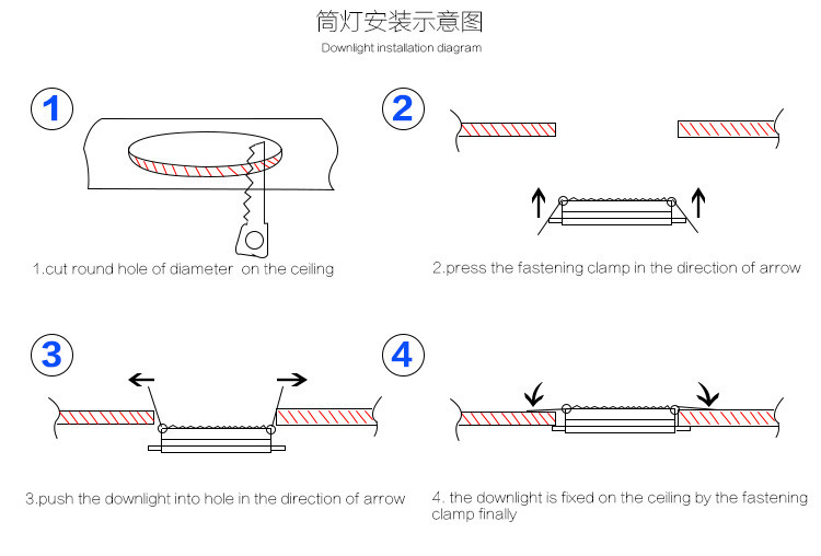 10W Glass Square LED Panel Downlight