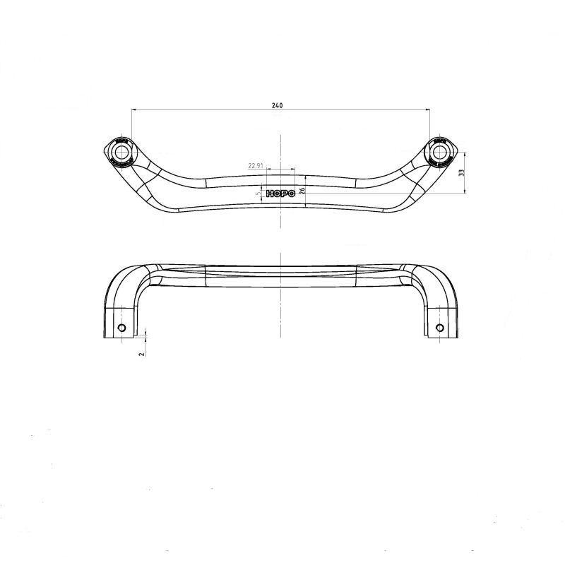 Gold Luxury Pull Handle of Hopo