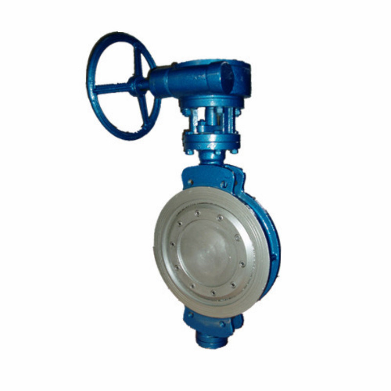 Flange Stainless Steel Triple Offset Butterfly Valve with Handles