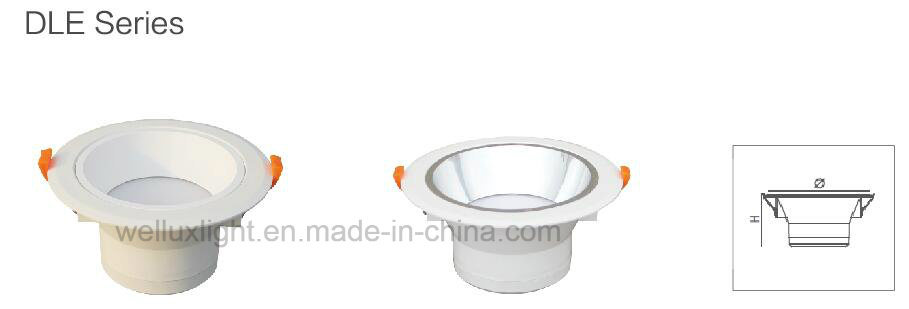 6inch 20W High Brightness Anti-Glare Recessed LED Downlight Ugr<19