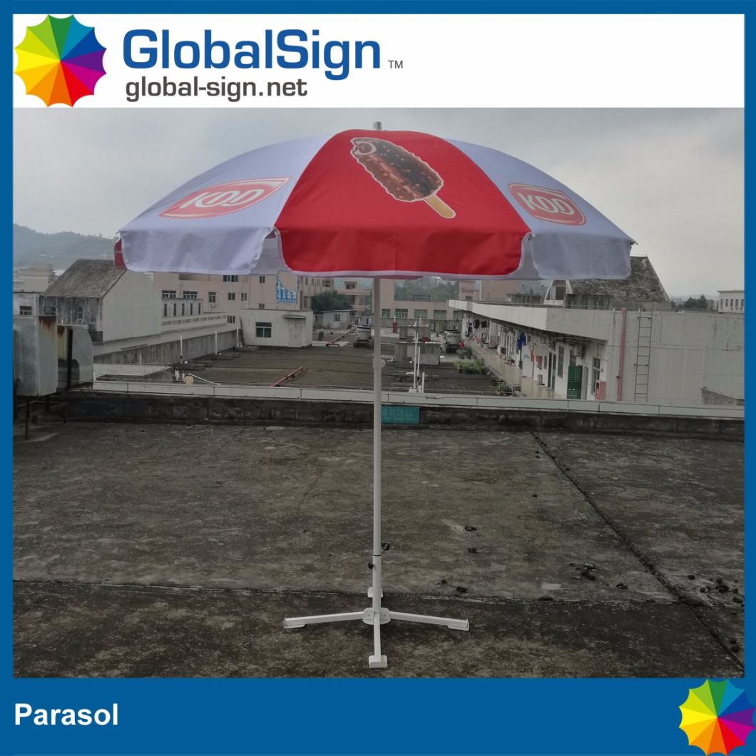Manufacturer Branded Promotional Cart Umbrellas Beach Parasol