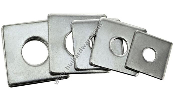 ANSI/DIN Standard Galvanized Square Plate Washers Flat Square Washers