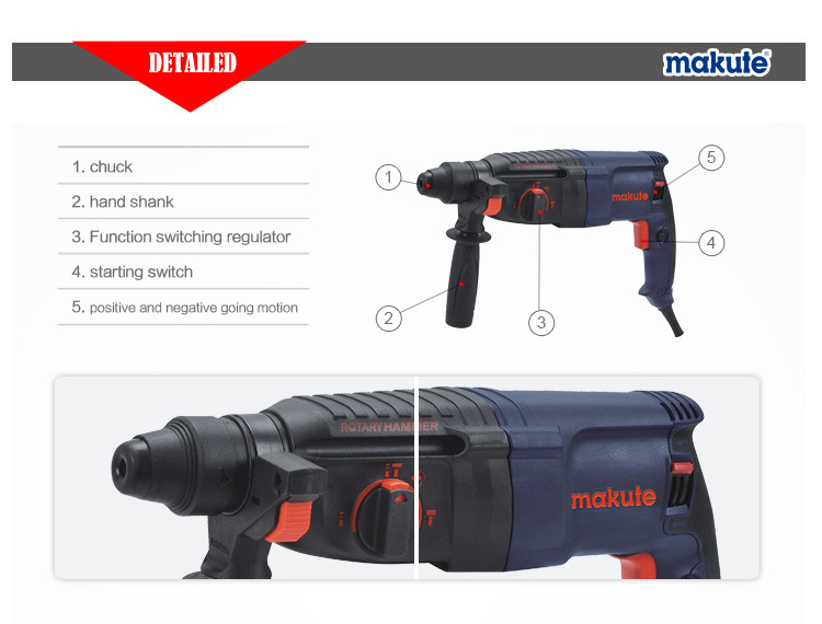 Makute Electric Rotary Demolition SDS Plus Hammer 800W (HD001)