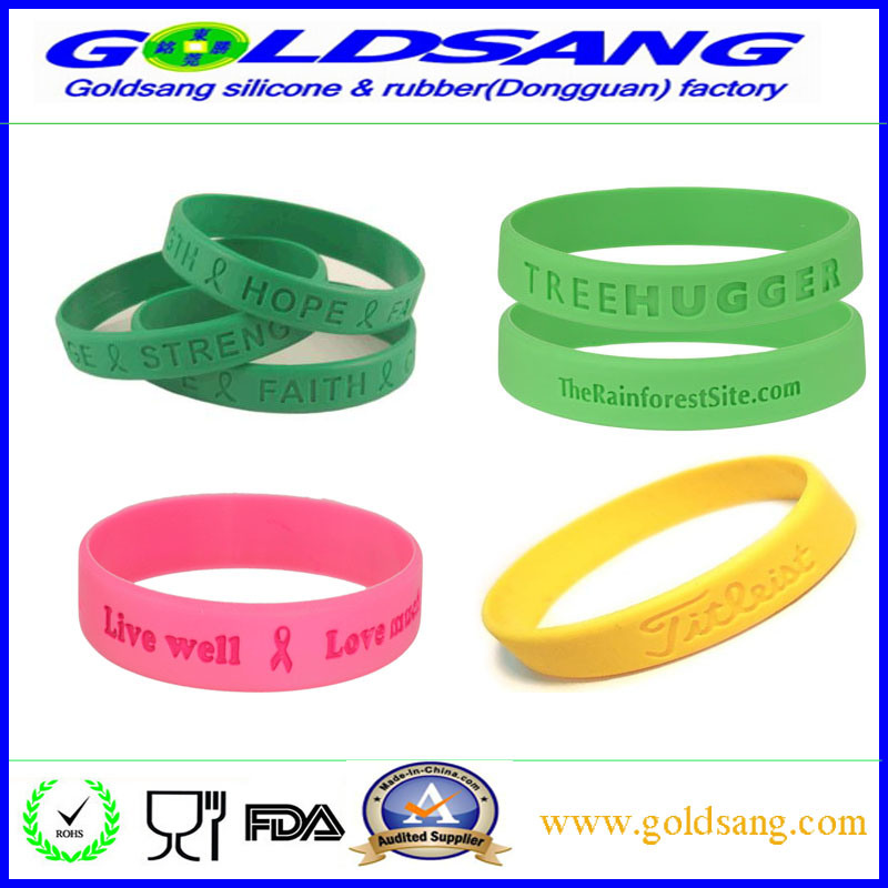 Professional Whoiesale Colorful Silicone Bracelet Wristband