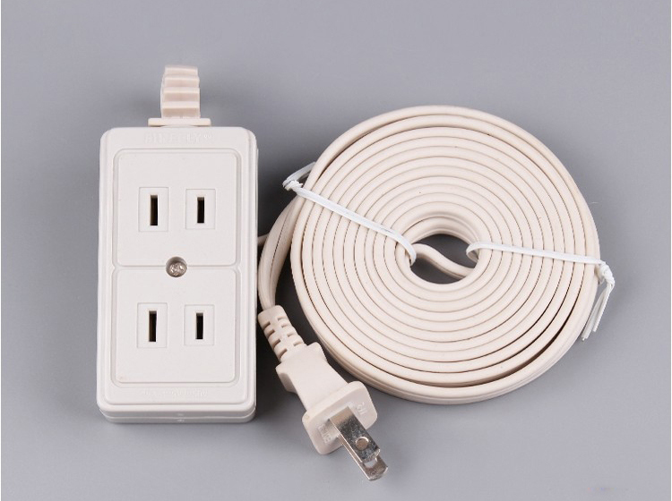 15A 125V/250V Two Gang Power Cable Extension Socket