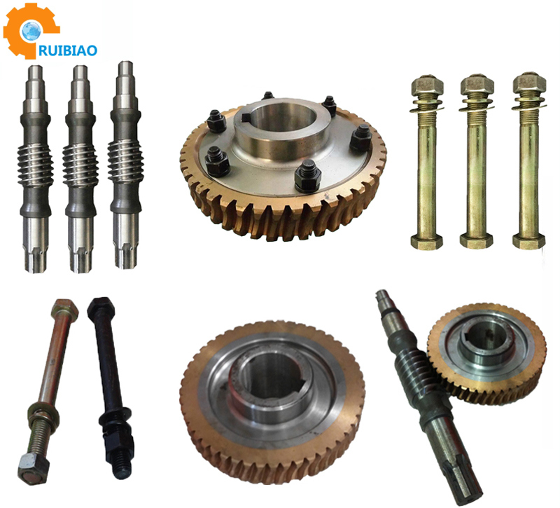 Set Transmission Worm Drive Gear and Albronze Worm Wheel
