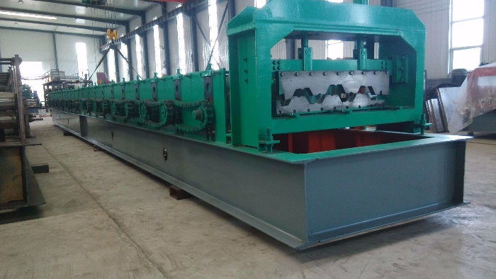 Decking Floor Cold Roll Forming Machine for Building Construction