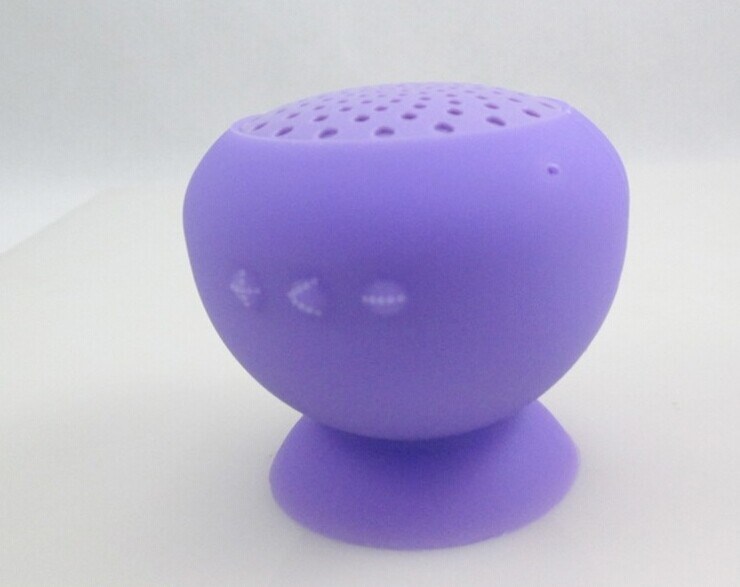 Silicone Mushroom Shape Super Bass Sucker Wireless Bluetooth Speaker (OM-S17)