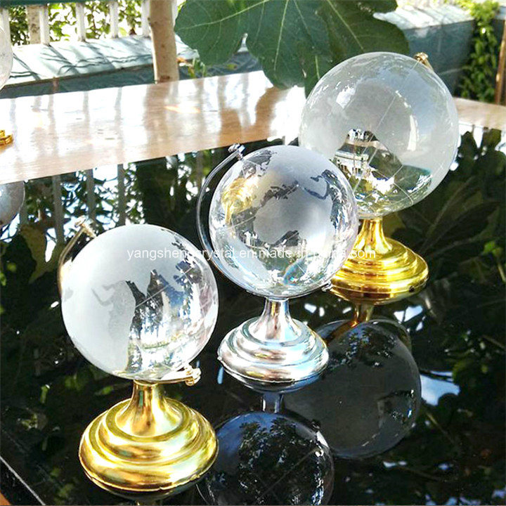 Globe Crystal Glass Ball Crafts