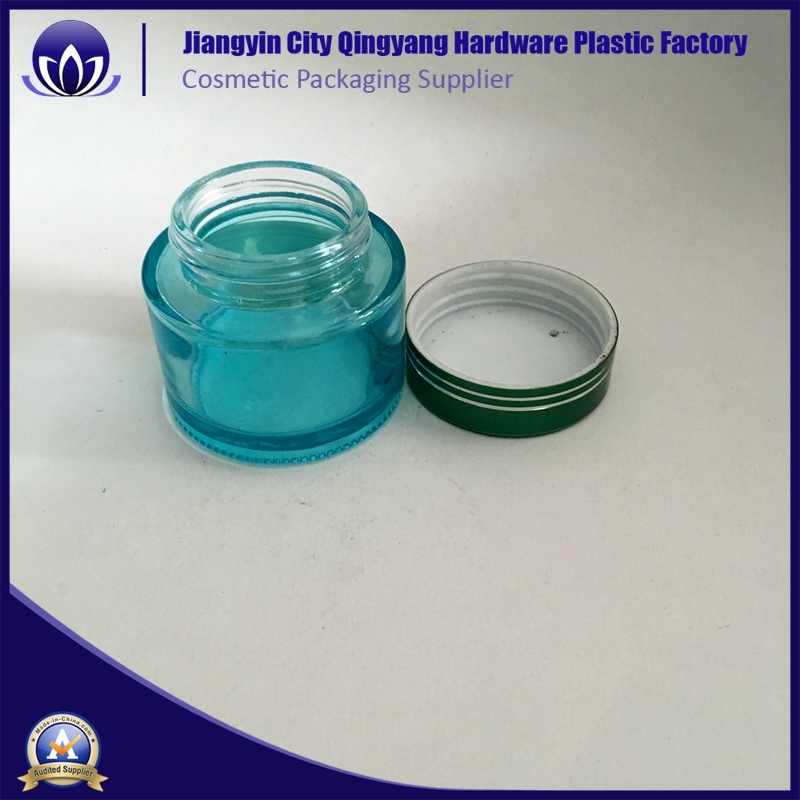 Wholesale 5ml 10ml 15ml 30ml 50ml 100ml Small Cosmetic Jar Glass Bottle Jar Frosted Glass Cosmetic Jars