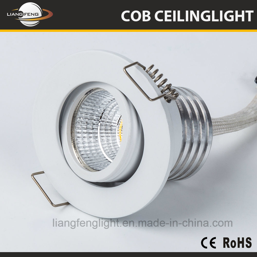 LED Recessed 3W Ceiling COB Spotlight Downlight