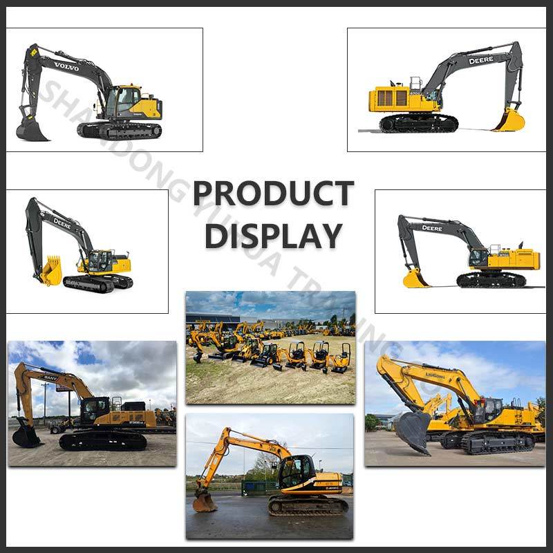 High Strength Crawler Excavator with Operating Handle Ergonomic Design